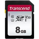 Фото SD HC 8Gb Transcend Class 10 UHS-I U1 (TS8GSDC300S) R95/W45 MB/s