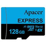 Фото microSD XC 128 GB APACER Class 10 UHS-I U3 V30 A1 (AP128GMCEXG3X17-RA) без переходника