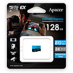 Фото microSD XC 128 GB APACER Class 10 UHS-I U3 V30 A1 (AP128GMCEXG3X17-RA) без переходника #1