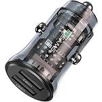 Изображение Автомобильное ЗУ Usams US-CC162 C31 (CC162CC01) 2*USB-A, 15W, Transparent Black #2 Фото Автомобильное ЗУ Usams US-CC162 C31 (CC162CC01) 2*USB-A, 15W, Transparent Black #2