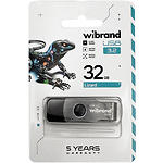 Фото USB Flash 32Gb Wibrand Lizard USB3.2 Black (WI3.2/LI32P9B) #1