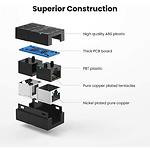 Изображение Соединитель сетевых разъемов UGREEN NW114 Black (UGR-20390) RJ45-RJ45 кат.6 #4 Фото Соединитель сетевых разъемов UGREEN NW114 Black (UGR-20390) RJ45-RJ45 кат.6 #4