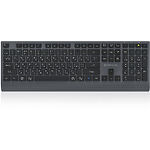 Изображение Клавиатура REAL-EL Wireless RK-715W Black-grey (EL123100051) Фото Клавиатура REAL-EL Wireless RK-715W Black-grey (EL123100051)