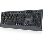 Изображение Клавиатура REAL-EL Wireless RK-715W Black-grey (EL123100051) #8 Фото Клавиатура REAL-EL Wireless RK-715W Black-grey (EL123100051) #8