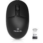 Изображение Мышка REAL-EL RM-335W Wireless Black (EL123200055) 3200dpi, Type-C, аккумулятор Фото Мышка REAL-EL RM-335W Wireless Black (EL123200055) 3200dpi, Type-C, аккумулятор