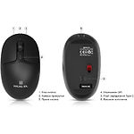 Изображение Мышка REAL-EL RM-335W Wireless Black (EL123200055) 3200dpi, Type-C, аккумулятор #1 Фото Мышка REAL-EL RM-335W Wireless Black (EL123200055) 3200dpi, Type-C, аккумулятор #1
