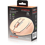 Изображение Мышка REAL-EL RM-370W Wireless Beige (EL123200056) Type-C, аккумулятор #6 Фото Мышка REAL-EL RM-370W Wireless Beige (EL123200056) Type-C, аккумулятор #6