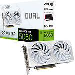 Зображення Відеокарта ASUS GeForce RTX5060 8GB (DUAL-RTX5060-O8G-WHITE) Фото Відеокарта ASUS GeForce RTX5060 8GB (DUAL-RTX5060-O8G-WHITE)