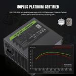 Фото Блок живлення GAMEMAX Lion core 1000P, 80+Platinum,1000W, fully modular, ATX3.1 & PCIe5.1,14см. вент #1