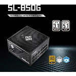 Зображення Блок живлення AsRock SL-850G, 850W 80+GOLD, PCIe 5.1 & ATX3.1, 135mm Fan, Fully Modular #8 Фото Блок живлення AsRock SL-850G, 850W 80+GOLD, PCIe 5.1 & ATX3.1, 135mm Fan, Fully Modular #8