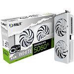 Відеокарта Palit GeForce RTX 5060Ti 8GB White OC (NE7506TU19P1-GB2062M) - фото