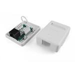 Фото Розетка KINGDA KD-WP6034-C6 під RJ45, зовнішня, 1-портова, Cat 6, біла