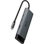Концентратор HUB USB 3.0 TP-Link UH7020C USB3.0 Type-C --> HDMI+micro/SD+Type-C+ 2*USB3.0-A+ PD 100W - фото