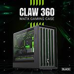 Фото Корпус GAMEMAX Claw 360 BK, Tempered Glass, Type-C, RGB, без БП #1