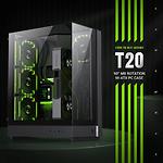 Фото Корпус GAMEMAX T20 BK, micro-ATX, Tempered Glass, без БП #1