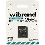 Фото microSD XC 256 GB Wibrand UHS-I U3 class 10 (WICDHU3/256GB-A) з адаптером #1