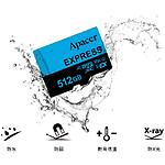 Фото microSD XC 512 GB APACER Class 10 UHS-I U3 V30 A1 (AP512GMCEXG3X17-RA) без перехідника #3