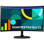 SAMSUNG 24" LS24D360GAIXUA CURVED VA 1920x1080, 100Гц, 4мс, 3000:1, 250кд/м2, HDMI/VGA, Аудіовихід - фото