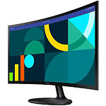 Фото SAMSUNG 24" LS24D360GAIXUA CURVED VA 1920x1080, 100Гц, 4мс, 3000:1, 250кд/м2, HDMI/VGA, Аудіовихід #1