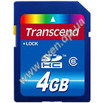 Изображение SD HC 4GB Transcend (TS4GSDHC6) Class 6 Фото SD HC 4GB Transcend (TS4GSDHC6) Class 6