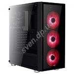 Изображение Корпус AEROCOOL PGS QUARTZ RED-Black без БП Фото Корпус AEROCOOL PGS QUARTZ RED-Black без БП