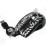 Изображение Мышка (A4) GLBW-73EN GLaser USB Mini Notebook , 2X key (Бело-черная, орнаментная) Фото Мышка (A4) GLBW-73EN GLaser USB Mini Notebook , 2X key (Бело-черная, орнаментная)