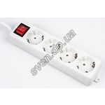 Изображение Фильтр-удлинитель сетевой Maxxter PS-4GS-10 3м White Фото Фильтр-удлинитель сетевой Maxxter PS-4GS-10 3м White