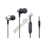 Изображение SERTEC SX-08 наушники с микрофоном (silver/black), тканевая оплетка Фото SERTEC SX-08 наушники с микрофоном (silver/black), тканевая оплетка