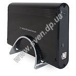 Фото HDD Rack SVEN SH-350 Внеш. USB 2.0 3,5" IDE & S-ATA, металлический корпус, черный