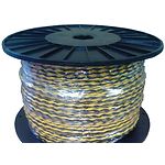 SVEN SAO-0107 Кабель акустичеcкий, 6,5мм, OFC, плетеный, желто-черный - фото