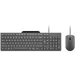 Клавіатура+миша Lenovo 310 USB-A Wired Combo UA (GX31R09776) - фото