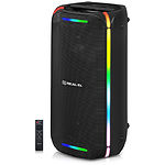Фото REAL-EL X-775 Black (EL121600032) портативна система 80 Вт,Li-Ion,USB,BT,AUX,Караоке,TWS,RGB