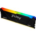 Фото DDR-4 8GB 3200МГц Kingston FURY Beast RGB (KF432C16BB2A/8WP)
