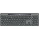 Фото Клавіатура Logitech Slim Solar+ for Business Wireless/Bluetooth Graphite (920-013779) US Int'L