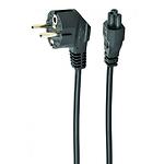 Фото Кабель живлення Cablexpert PC-186-ML12-0.5M, CEE7/7-C5, VDE, 3*0.75мм, у БЖ ноутбуків