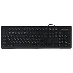 Фото Клавіатура A4tech FKS12 Black Fstyler, вологозахист, USB