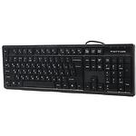 Фото Клавіатура A4tech FKS12 Black Fstyler, вологозахист, USB #1