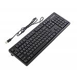 Фото Клавіатура A4tech FKS12 Black Fstyler, вологозахист, USB #3