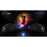 Фото REAL-EL X-755 Black (EL121600031) портативна система 70 Вт,Li-Ion,USB,BT,AUX,Караоке,TWS,RGB #14