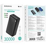 Зображення Зовнішній акумулятор Power Bank BOROFONE BJ56B Graceful Black 30000mAh, 22.5W, PD20W, QC3.0 Фото Зовнішній акумулятор Power Bank BOROFONE BJ56B Graceful Black 30000mAh, 22.5W, PD20W, QC3.0