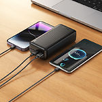 Зображення Зовнішній акумулятор Power Bank BOROFONE BJ78B Clever Black 30000mAh, 10W Фото Зовнішній акумулятор Power Bank BOROFONE BJ78B Clever Black 30000mAh, 10W