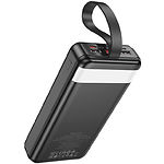 Зображення Зовнішній акумулятор Power Bank Hoco J123B Element 30000mAh Black (6942007612081) 3*USB-A,22.5W,QC30 #3 Фото Зовнішній акумулятор Power Bank Hoco J123B Element 30000mAh Black (6942007612081) 3*USB-A,22.5W,QC30 #3