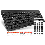 Фото Клавіатура+миша REAL-EL Standard 504 Kit EN USB Black (EL123100037) #7