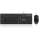 Фото Клавіатура+миша REAL-EL Standard 504 Kit EN USB Black (EL123100037)