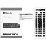 Фото Клавіатура+миша REAL-EL Standard 504 Kit EN USB Black (EL123100037) #2