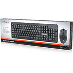 Фото Клавіатура+миша REAL-EL Standard 504 Kit EN USB Black (EL123100037) #1