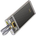 Фото Зовнішній акумулятор Power Bank Hoco J104 Discovery 10000mAh Grey (6931474788955) 22.5W, cable #2