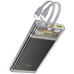 Фото Зовнішній акумулятор Power Bank Hoco J104 Discovery 10000mAh Grey (6931474788955) 22.5W, cable #4