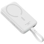 Зображення Зовнішній акумулятор Power Bank Baseus (P1002210B223-00) Magnetic Mini Wireless,10000mAh, 30W, White #5 Фото Зовнішній акумулятор Power Bank Baseus (P1002210B223-00) Magnetic Mini Wireless,10000mAh, 30W, White #5