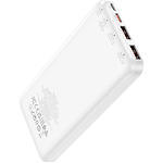 Фото Зовнішній акумулятор Power Bank Hoco J101 Astute 10000mAh White (6931474782489) QC3.0, DP20W, 22.5W #3